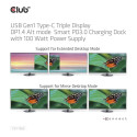 "Club3D 4K ChargingDock USB-C ->5xUSB3/DP/HDMI/VGA/LAN 100W"