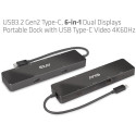 "Club3D USB-C 6in1-HUB >HDMI/2xUSB-C/2xUSB/LAN 8K30Hz PD100W"