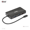 "Club3D USB-C 7in1-HUB >2xDP/2xUSB/2xUSB-C/LAN 4K60Hz PD100W"