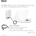 "Club3D 4K ChargingDock USB-C ->6xUSB3/DP/2xHDMI/VGA/LAN 120W"