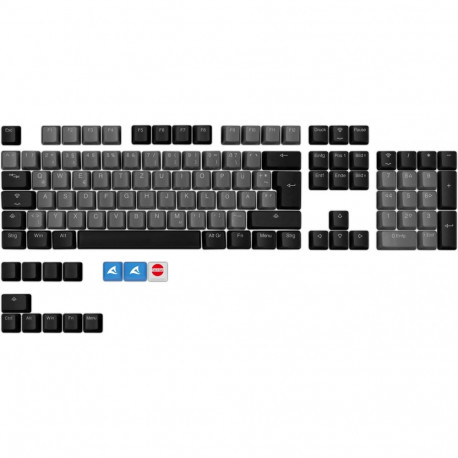 "Sharkoon SKILLER SAC20 (schwarz. 115 Stck. ISO-Layout (DE))"