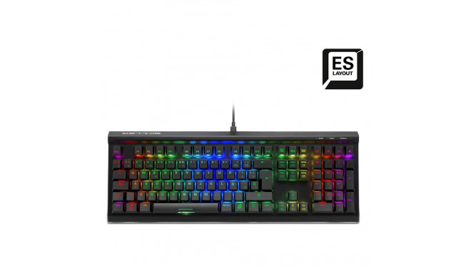 "Sharkoon SKILLER SGK60 (schwarz. ES-Layout. Kailh Box Red)"