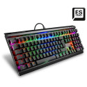 "Sharkoon SKILLER SGK60 (schwarz. ES-Layout. Kailh Box Red)"