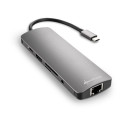 "Sharkoon USB 3.0 Type C Combo Adapter (dunkelgrau)"