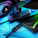 "Sharkoon 3-Port USB 3.2 Gen 1 Alu Hub + Ethernet (schwarz)"