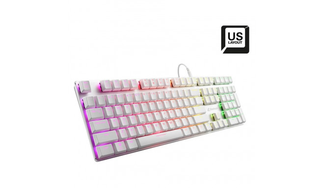 "Sharkoon PureWriter RGB (wei. US-Layout. Kailh Choc Low Profile Blue)"