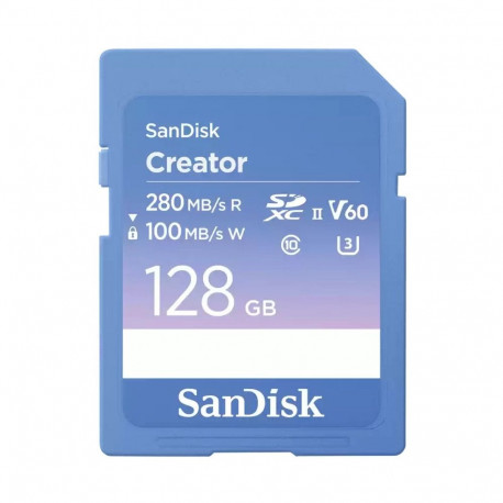"CARD SanDisk Creator SD UHS-II 128GB"