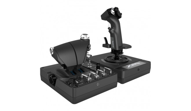 "Logitech X56 H.O.T.A.S. Joystick and throttle wired for PC"
