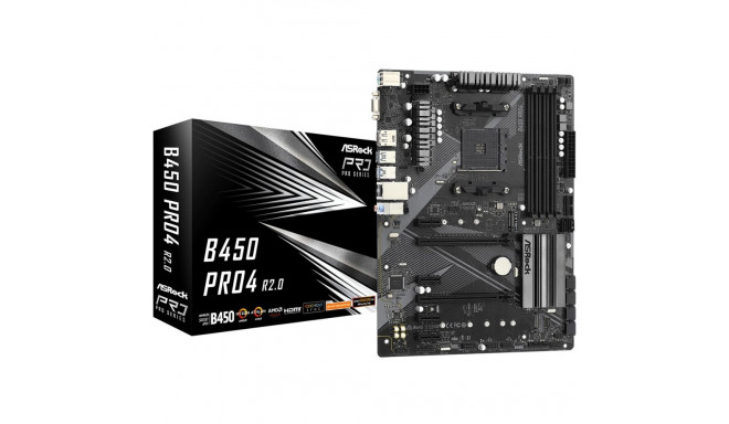 "ASROCK B450 PRO4 R2.0 (AM4) (D)"
