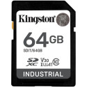 "CARD Card 64GB Kingston XC Industrial -40C to 85C retail"