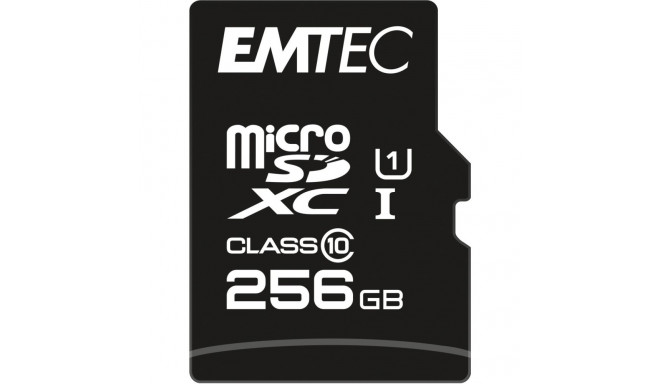 "CARD Emtec m256GB UHS-I U1 EliteGold + Adapter"