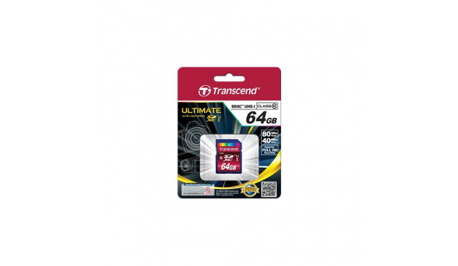 "CARD 64GB Transcend SDXC CLASS10 UHS-I CARD"