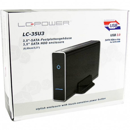 "8cm SATA USB3 LC-Power black"