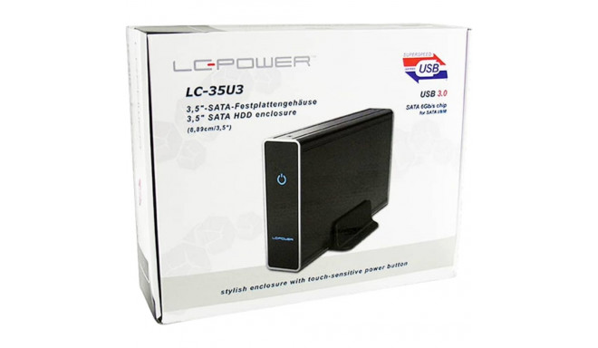 "8cm SATA USB3 LC-Power black"