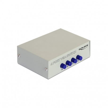 "DELOCK Switch 4-port VGA manuell bidire"