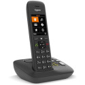 "GIGASET C575A schwarz schnurlos analog (DECT) Anrufbeantworter TFT-Farb-Display Freisprechen Adress
