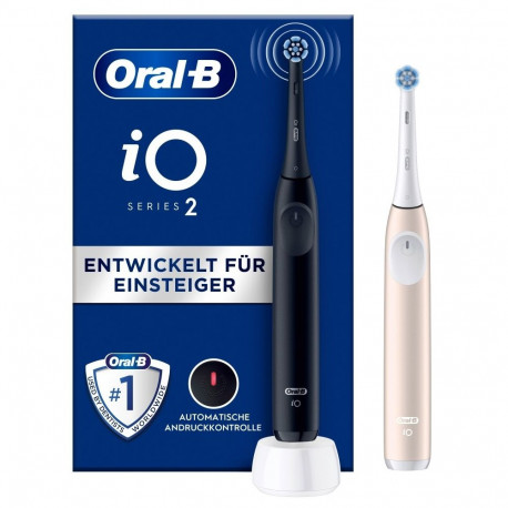"Oral-B iO Series 2 Night Black/ Calm Pink mit 2.Handstck"