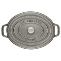 "Staub La Cocotte 31cm oval Graphit-grau. Gusseisen"