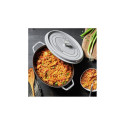 "Staub La Cocotte 31cm oval Graphit-grau. Gusseisen"