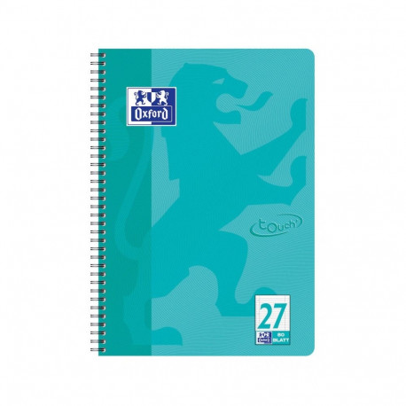 "Oxford Collegeblock A4+ L.27 aqua 80 Blatt"