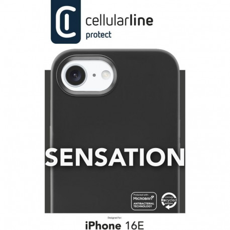 "Cellularline Sensation Case fr Apple iPhone 16e Black"