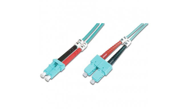 "DIGITUS LWL Patchkabel LC -> SC 1.00m Multimode Duplex OM3"