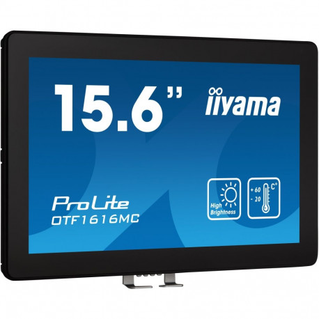 "IIYAMA 39.5cm (15.6"") OTF1616MC-B1 16:9 M-Touch HDMI+DP+USB"