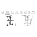"Equip Deckenhalterung 32""-70""/1TFT 35kg motorisiert sw lite Retail"