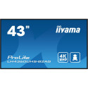 "IIYAMA 108.0cm(42.5"") LH4360UHS-B2AG 16:9 3xHDMI+2xUSB VA"