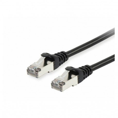 "Equip Patchkabel Cat6A S/FTP 2xRJ45 25.00m schwarz LSZH Polybeutel"