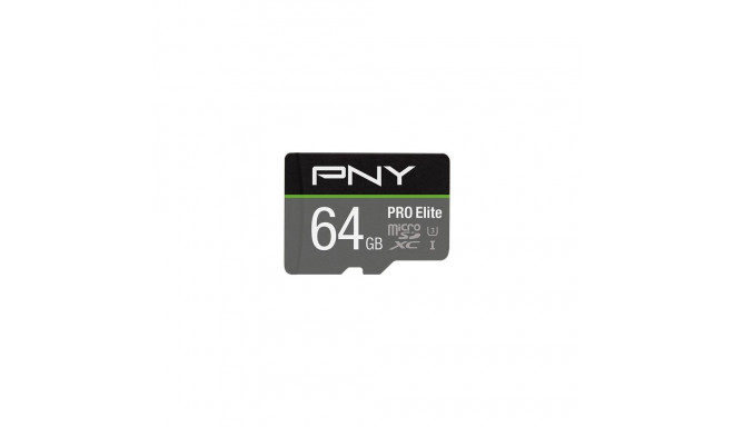 "CARD 64GB PNY PRO Elite MicroXC 100MB/s +Adapter"