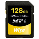 "Wise SDXC UHS-II V60 128GB R:290MBs / W:100MBs WI-SD-S128"