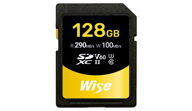 "Wise SDXC UHS-II V60 128GB R:290MBs / W:100MBs WI-SD-S128"