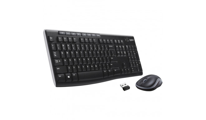 Logitech juhtmevaba komplekt MK270 ES, must