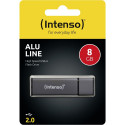 "STICK 8GB 2.0 Intenso ALU Line anthrazit"