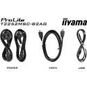 "IIYAMA 54.5cm (21.5"") T2252MSC-B2AG 16:9 Touch HDMI+2USB+DP"