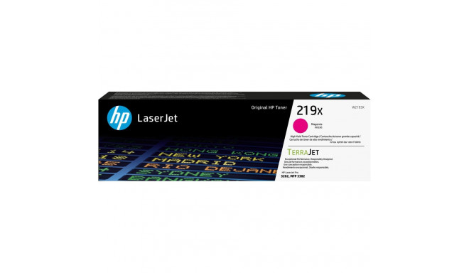 "HP 219X High Yield Magenta Original LaserJet Toner Cartridge"