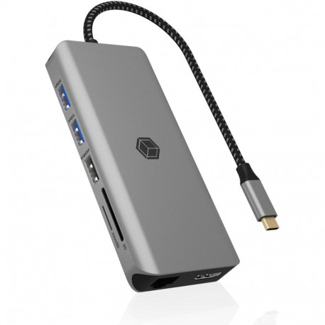 "ICY BOX IB-DK4061-CPD USB-C 12-in-1 PD 100W DockingStation"