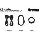 "68,6cm/27"" (1920x1080) iiyama Prolite XUB2792HSU-W6 16:9 FHD IPS 100Hz 0,4ms HDMI DP USB LS Pivot 