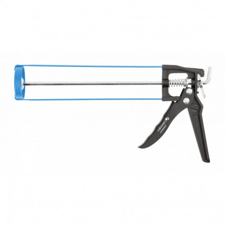Hogert Caulking Gun HT4R407, 310mm, 260g, 1500N, high quality steel and aluminum handle, 6mm gear