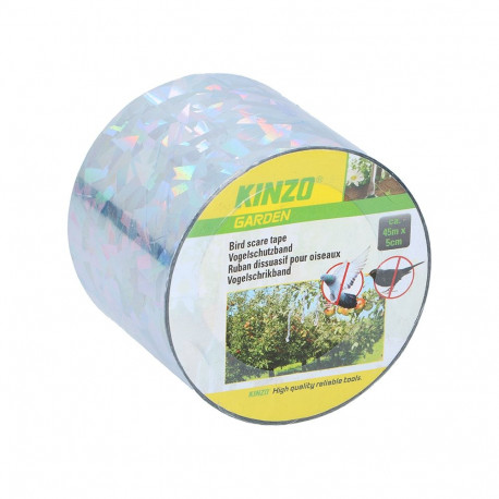 Kinzo - Taśma do ogrodu drzew odstraszająca ptaki dł. 45 m