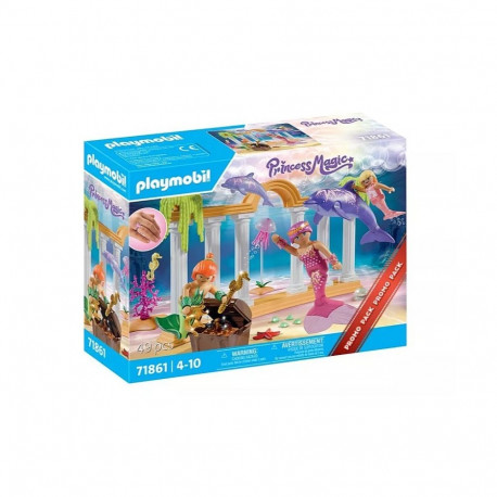 Set with Figures 71861: Mermaids with Treasure and Dolphin