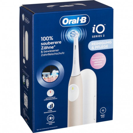 Oral-B iO Series 2 toothbrush with travel case pink