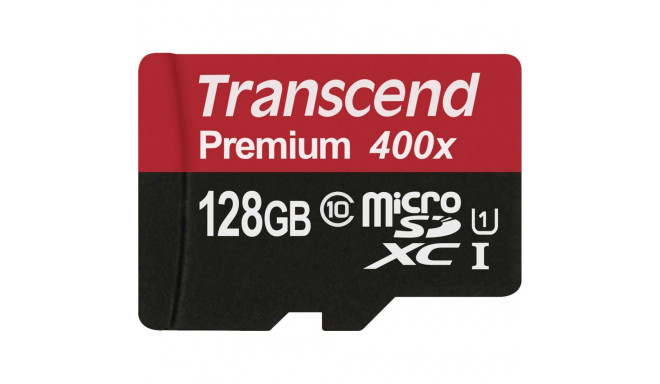 Transcend 128GB microSDXC Class 10 UHS-I 400x mälukaart