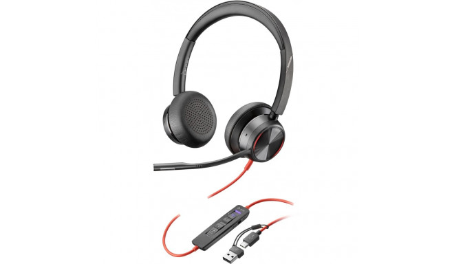 HP Poly Blackwire C8225-M stereo USB-C/A Teams kõrvaklapid