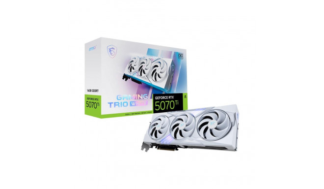 Graphics Card|MSI|NVIDIA GeForce RTX 5070 Ti|16 GB|GDDR7|256 bit|PCIE 5.0 16x|Triple slot Fansink|50