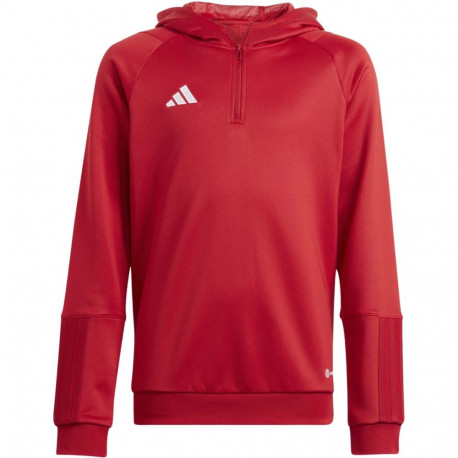Bluza dla dzieci adidas Tiro 23 Competition Hoodie czerwona HI3052 164cm