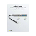 USB jagaja GOOBAY USB-C - 2x USB-C, 2x USB-A (USB 3.2) 5 Gbit/s