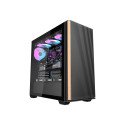 Darkflash DS900WS computer case (black) + 4 fans