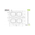 2-WAY FRAME NUTS WOOD
